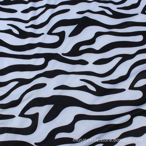 Stretch Printed Polyester Athletic Yoga Fabric